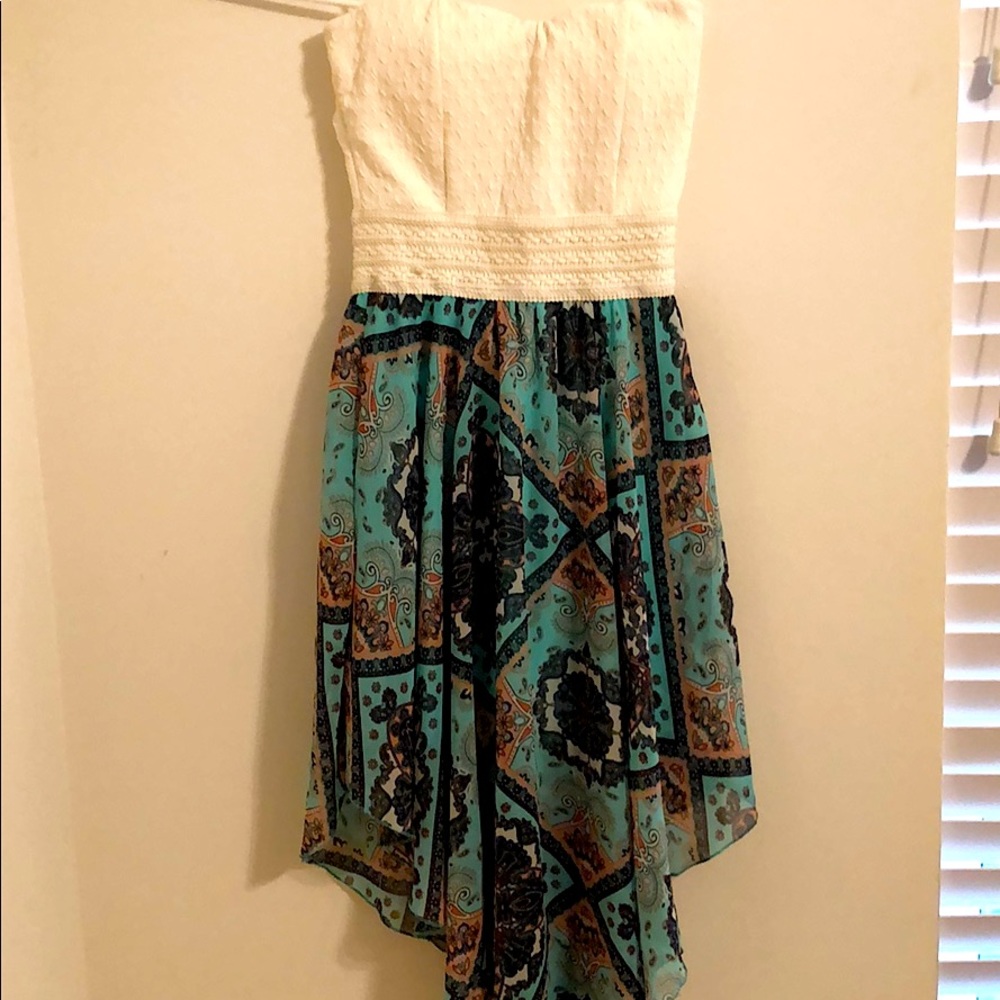 Strapless Mid length dress